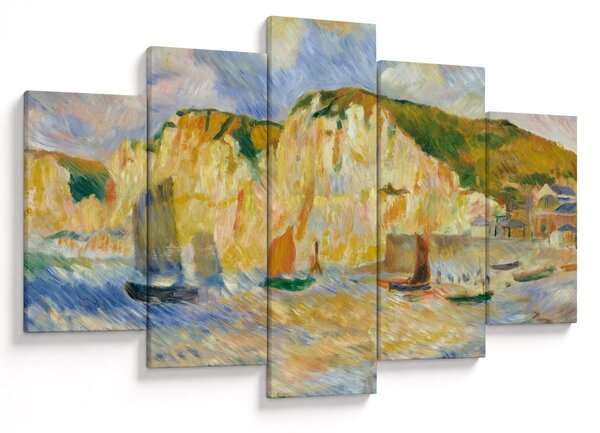 Kép - Auguste Renoir, Sea and Cliffs, reprodukciók (150x105 cm)