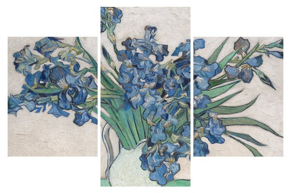 Kép - Vincent van Gogh, Irises, reprodukciók (90x60 cm)