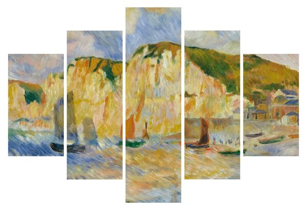 Kép - Auguste Renoir, Sea and Cliffs, reprodukciók (150x105 cm)