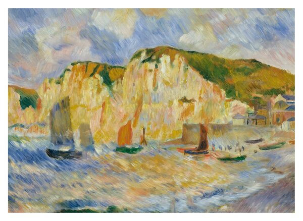Kép - Auguste Renoir, Sea and Cliffs, reprodukciók (70x50 cm)