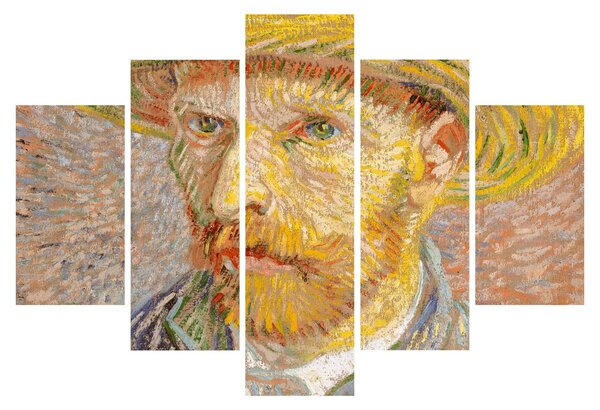 Kép - Vincent van Gogh, Self-Portrait with a Straw Hat (The Potato Peeler), reprodukciók (150x105 cm)
