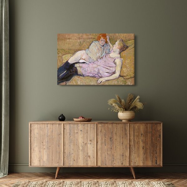 Kép - Henri de Toulouse-Lautrec, The Sofa, reprodukciók (90x60 cm)