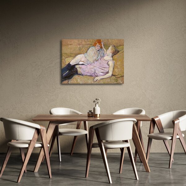 Kép - Henri de Toulouse-Lautrec, The Sofa, reprodukciók (70x50 cm)