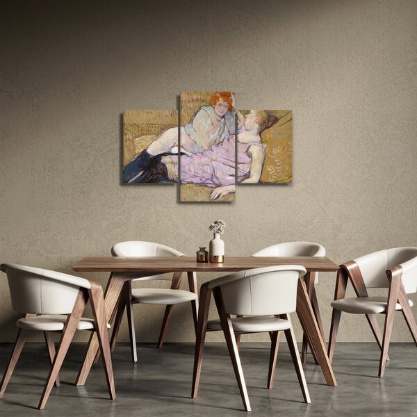 Kép - Henri de Toulouse-Lautrec, The Sofa, reprodukciók (90x60 cm)