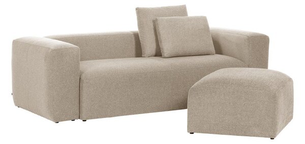 Blok bézs kanapé, 240 cm - Kave Home