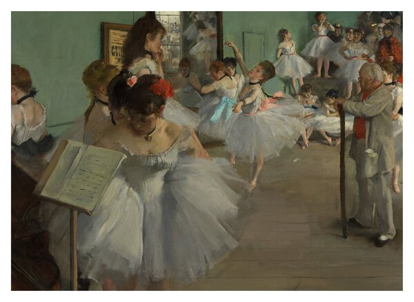 Kép - Edgar Degas, The Dance Class, reprodukciók (70x50 cm)