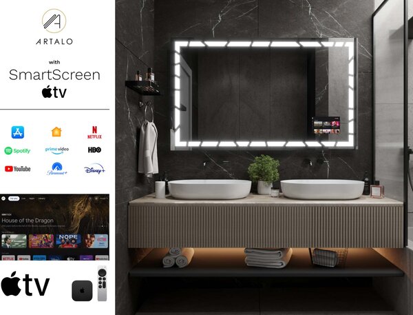 Tükör LED világítással M21 premium