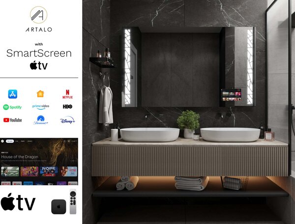 Tükör LED világítással M22 premium