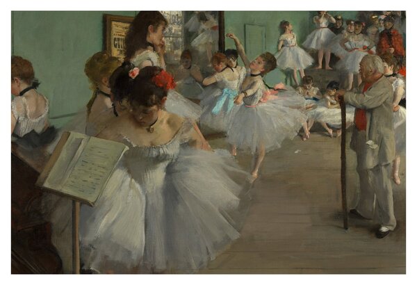 Kép - Edgar Degas, The Dance Class, reprodukciók (90x60 cm)