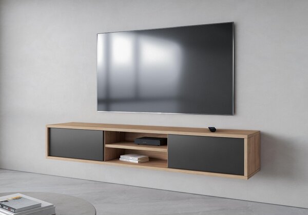 TV asztal Fiora 40 (olajozott tölgy + antracit)