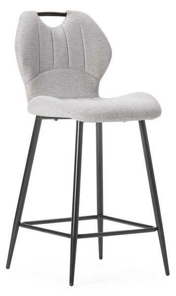 Bézs kárpitozott bárszék szett 2 db-os (ülésmagasság 65 cm) Muli – Marckeric