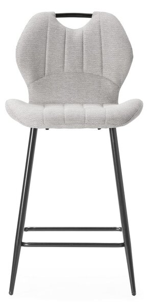 Bézs kárpitozott bárszék szett 2 db-os (ülésmagasság 65 cm) Muli – Marckeric