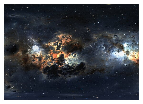 Üveg kép - Az Univerzum a Nebulával (70x50 cm)