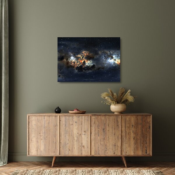 Üveg kép - Az Univerzum a Nebulával (70x50 cm)