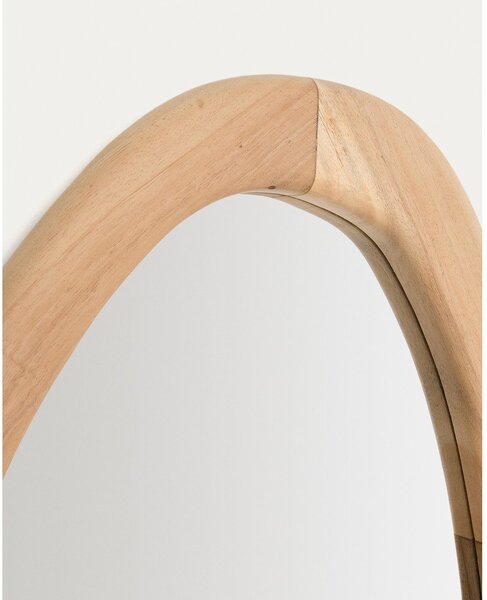 Fali tükör tömörfa kerettel 60x107 cm Selem – Kave Home