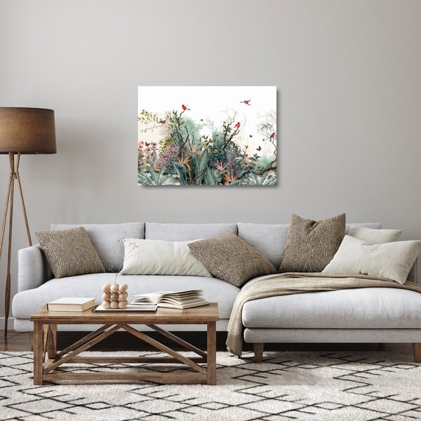 Üveg kép - Természetes táj, akvárium (70x50 cm)