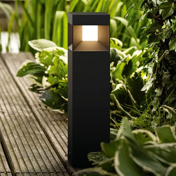 Philips Parterra LED talapzati lámpa, Fekete, Alumínium, Modern