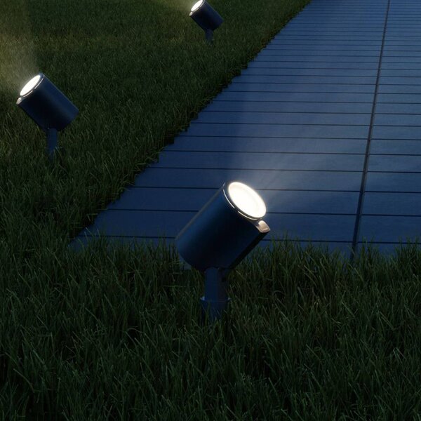 STEINEL Spot Garden SC LED spot érzékelővel, Fekete, Alumínium, Modern