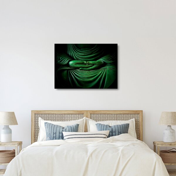 Üveg kép - Buddha keze (70x50 cm)