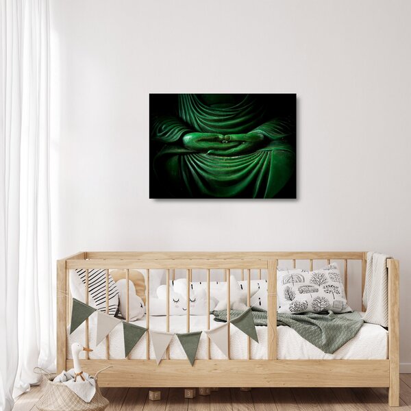 Üveg kép - Buddha keze (70x50 cm)