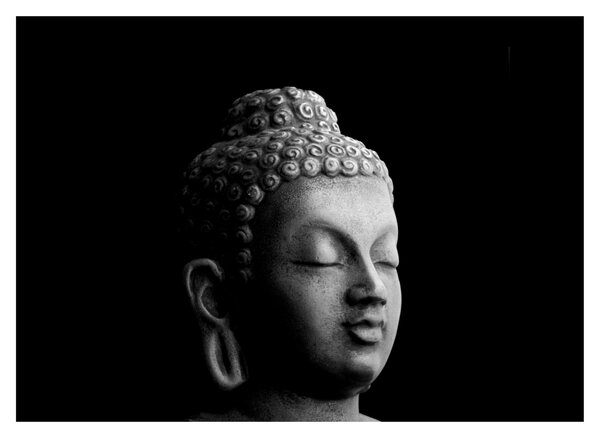 Üveg kép - Buddha, portré (70x50 cm)