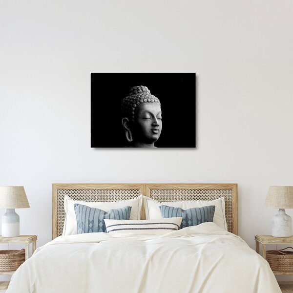 Üveg kép - Buddha, portré (70x50 cm)