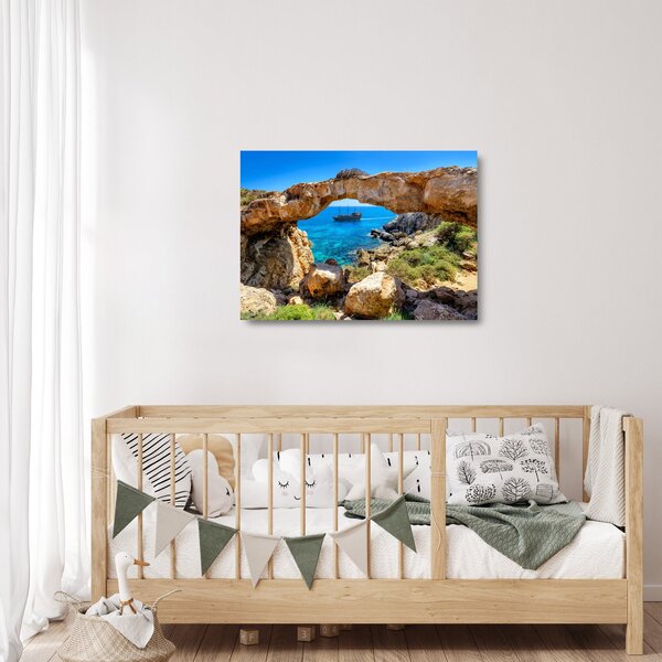Üveg kép - Cape Greco (70x50 cm)