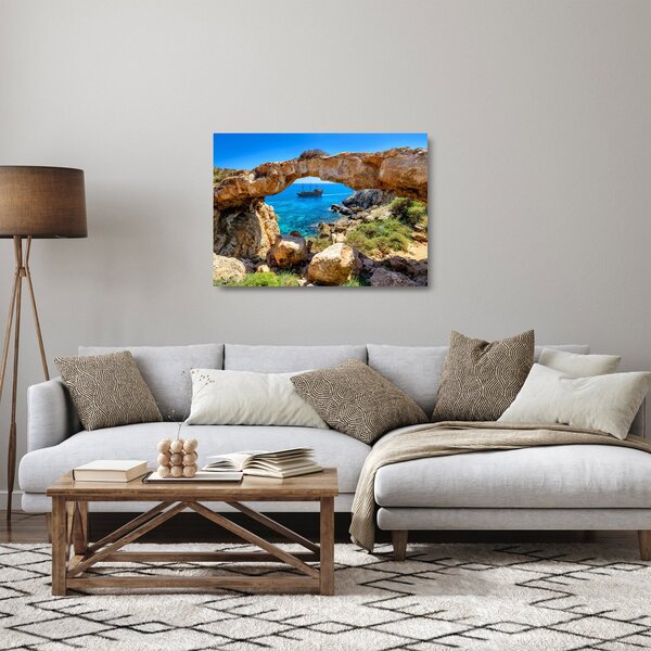 Üveg kép - Cape Greco (70x50 cm)
