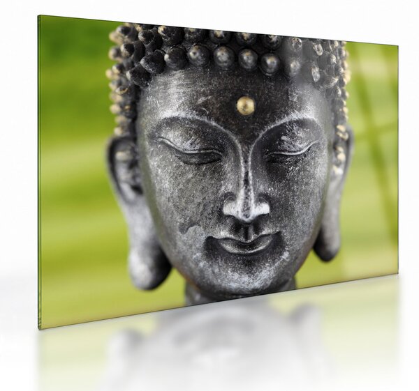 Üveg kép - Buddha szobor II. (70x50 cm)