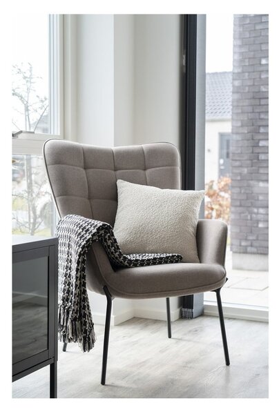 Világosszürke füles fotel Glasgow – House Nordic