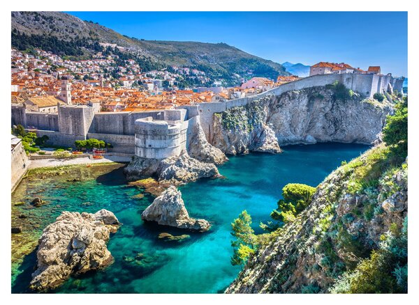 Üveg kép - Dubrovnik (70x50 cm)