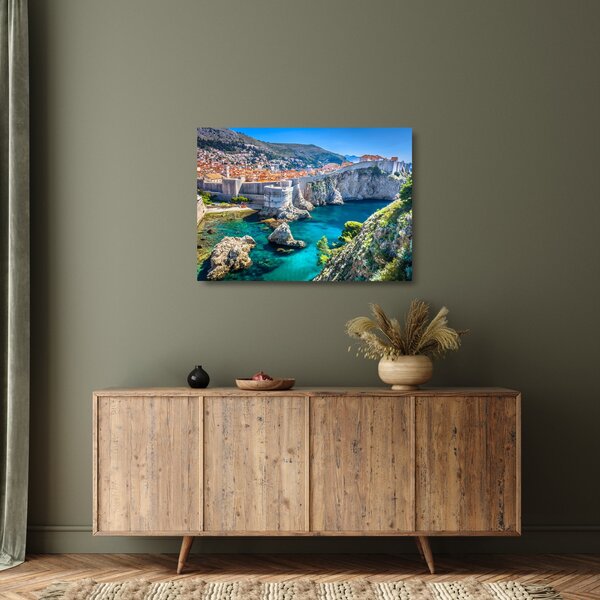 Üveg kép - Dubrovnik (70x50 cm)