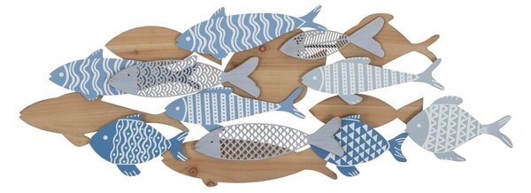 Fém fali dekoráció 91x33,5 cm Fish – Mauro Ferretti