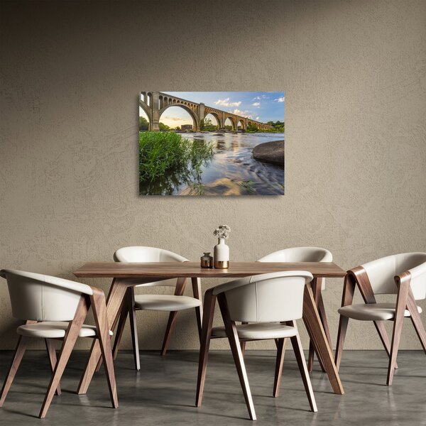 Üveg kép - Richmond vasúti híd (70x50 cm)