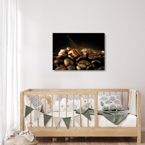 Üveg kép - Kávébabok (70x50 cm)