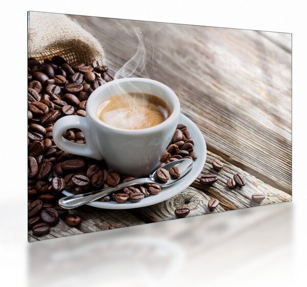 Üveg kép - Espresso (70x50 cm)