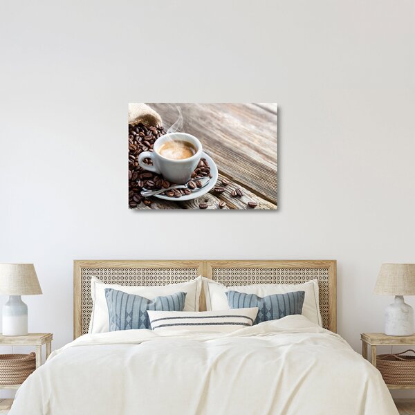 Üveg kép - Espresso (70x50 cm)