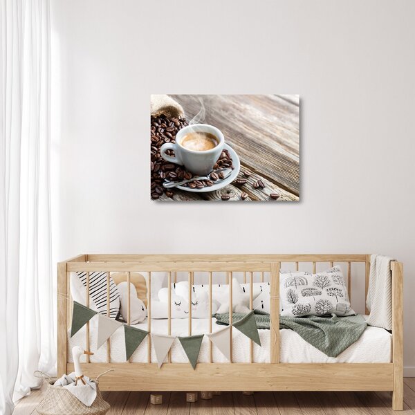 Üveg kép - Espresso (70x50 cm)