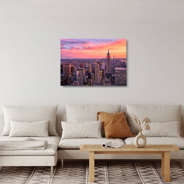 Üveg kép - New York (70x50 cm)