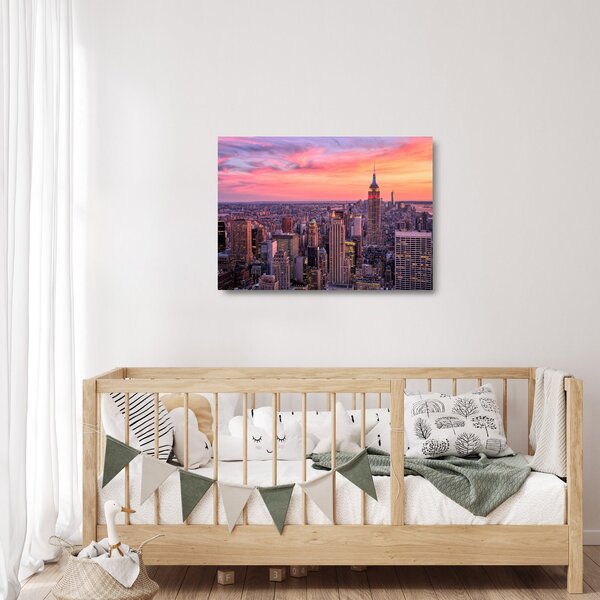 Üveg kép - New York (70x50 cm)