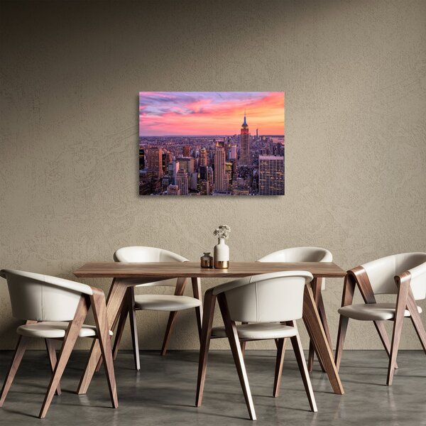 Üveg kép - New York (70x50 cm)