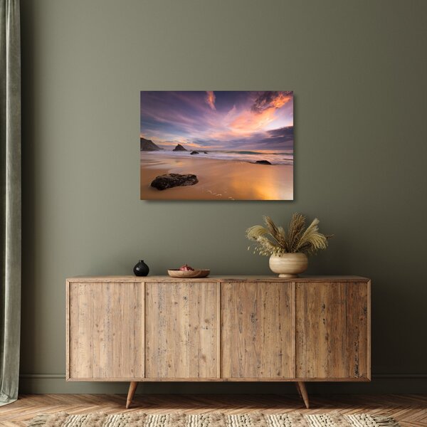 Üveg kép - Praia da Adraga (70x50 cm)
