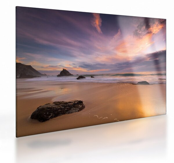 Üveg kép - Praia da Adraga (70x50 cm)