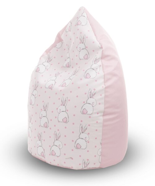 Babzsák - csepp alakú 2in1 - rózsaszín - Sweet Bunny
