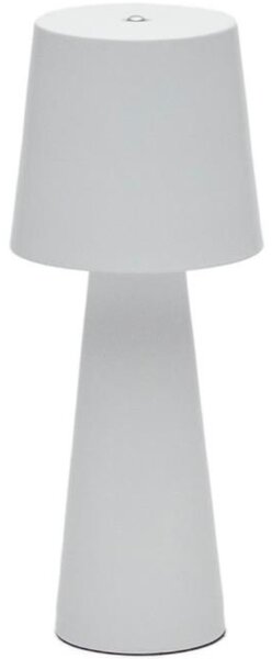 Fehér fém LED asztali lámpa Kave Home Arenys S