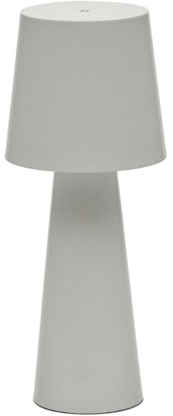 Szürke fém LED asztali lámpa Kave Home Arenys M