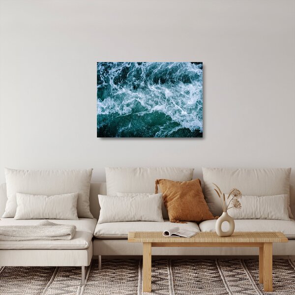 Üveg kép - Óceáni hullámok (70x50 cm)