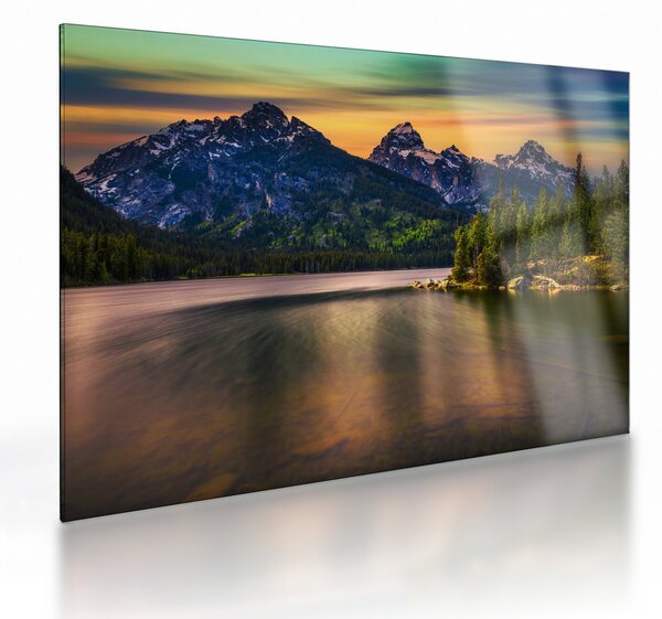 Üveg kép - Grand Teton Nemzeti Park (70x50 cm)