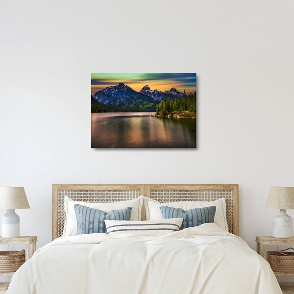 Üveg kép - Grand Teton Nemzeti Park (70x50 cm)