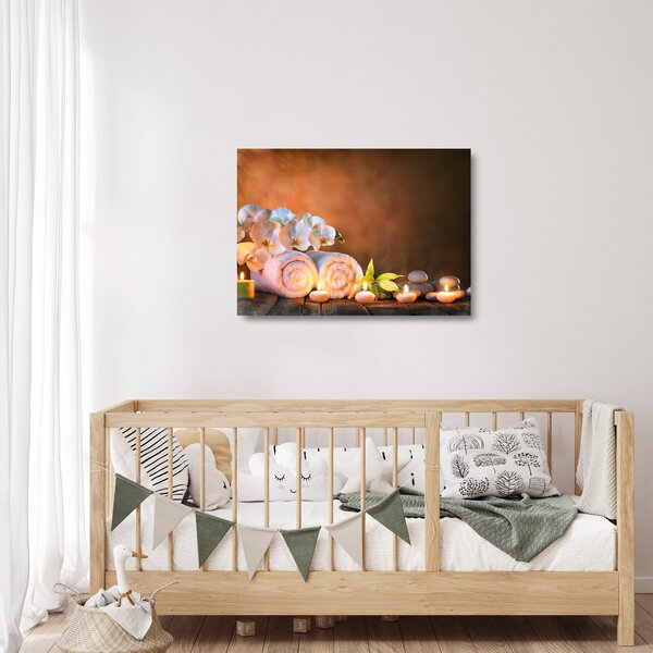 Üveg kép - Relax és Spa (70x50 cm)